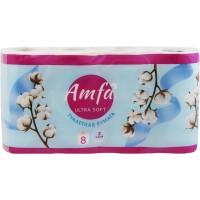 AMFA Туалетная бумага 2сл 8шт